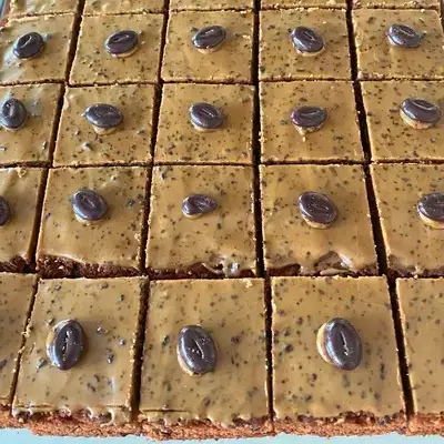 Leckere Kaffee Schnitten